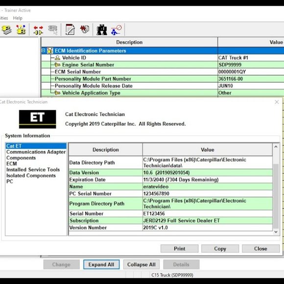 COPY - DIESEL TRUCK DPF REGEN SCANNER TOOL ECM ECU CAT MACK DETROIT VOLVO ABS C… - Picture 8 of 12